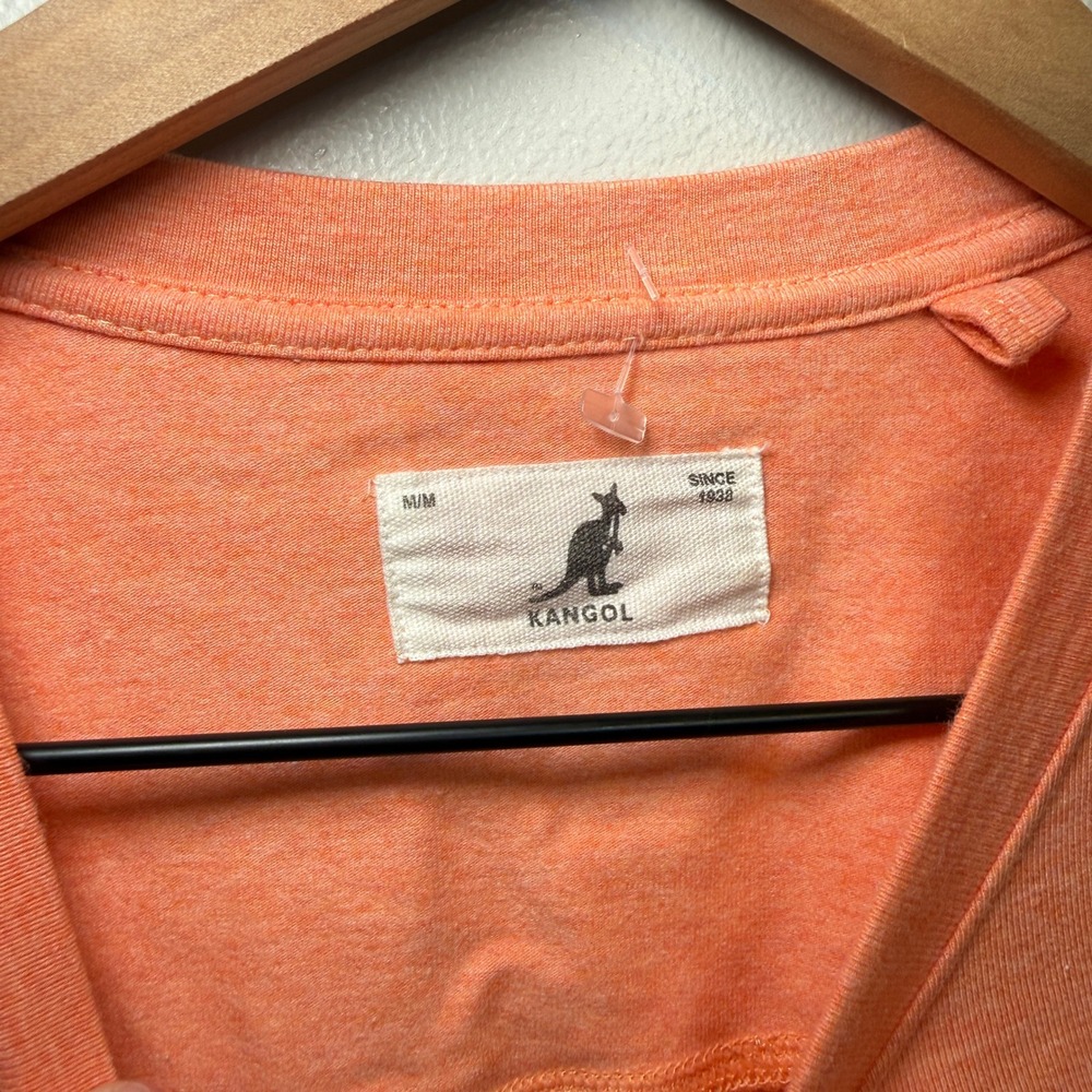 Kangol Women's Peach Heather Long Sleeve Crew Neck Shirt K9167L Size Medium - Picture 3 of 7